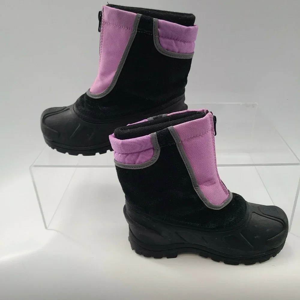 Itasca Snow Boot Kids Size 2 Purple/Black‎